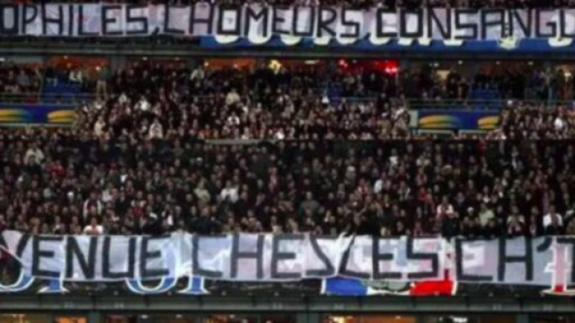 Les pires banderoles des ultras de football - Photo capture d'&eacute;cran Facebook