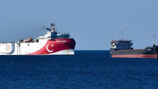 Nave oceanografica turca nel Mediterraneo orientale alla ricerca di gas.