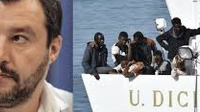 Salvini commenta arresto banda di trafficanti di migranti.