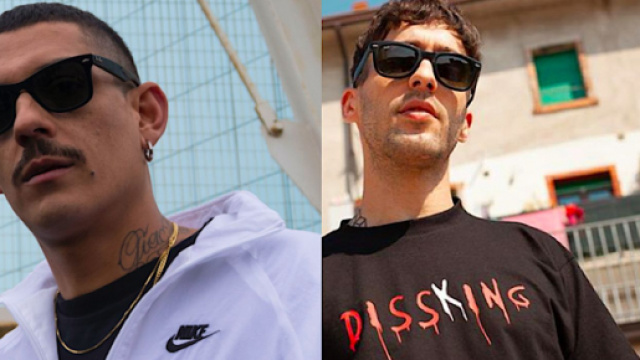 Noyz Narcos a sinistra, Jamil a destra.