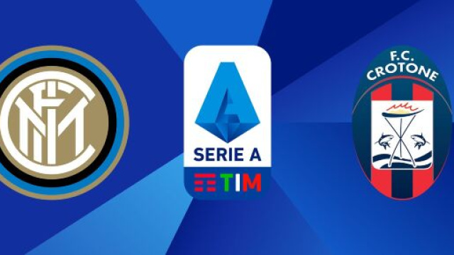 Serie A: Inter-Crotone domenica 3 gennaio alle 12:30.