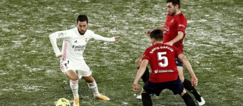 La nieve limit&oacute; el ritmo de juego del equipo merengue