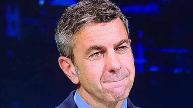 Alessandro Costacurta, commentatore televisivo a Sky Sport.