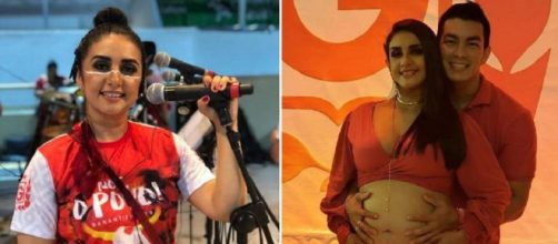 Roci Mendon&ccedil;a estava gr&aacute;vida de 7 meses. (Fotomontagem)