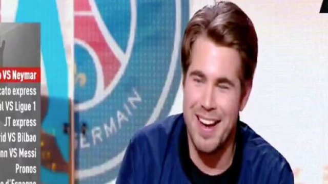 Giovanni Castaldi auteur d'un terrible lapsus sur l'OM en plein direct. &copy;L'Equipe du soir Capture