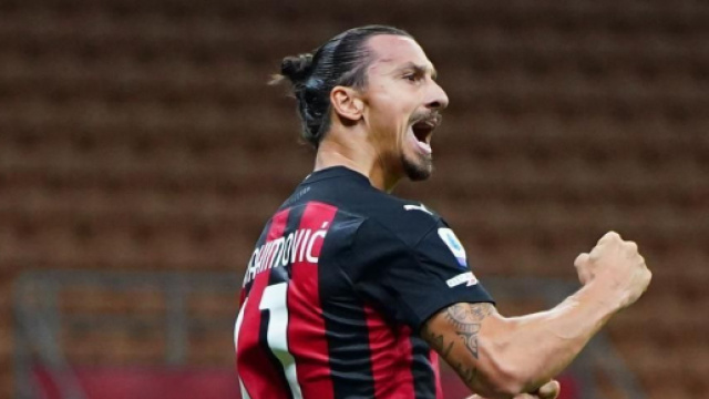 Zlatan Ibrahimovic, punta del Milan.
