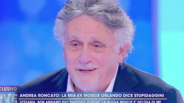 Live non &egrave; la d'Urso, Roncato parla del matrimonio con la Orlando: 'Aveva un altro'.