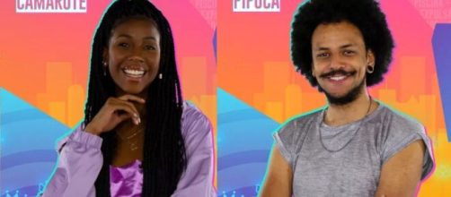Camila de Lucas e Jo&atilde;o far&atilde;o parte do "BBB21". (Fotomontagem)