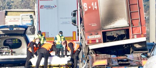 Fallecen tres camioneros atropellados en Tordesillas