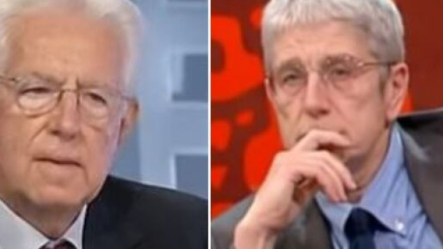Mario Monti e Mario Giordano, il giornalista ha replicato al senatore a vita.