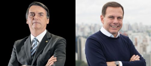 Bolsonaro e Doria come&ccedil;am o novo ano trocando farpas. (Fotomontagem)