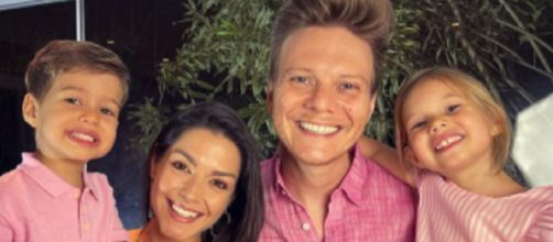 Fam&iacute;lia de Michel Tel&oacute; combinaram no look. (Reprodu&ccedil;&atilde;o/Instagram/micheltelo)