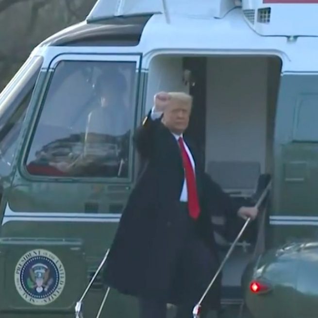 Il discorso finale di Trump ha condiviso false affermazioni. &copy; TIME Cattura video