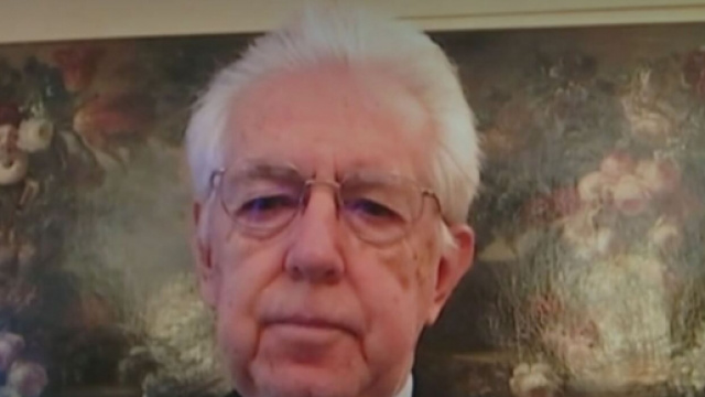 Mario Monti ospite di Dritto e rovescio.