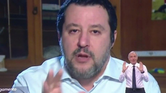 Matteo Salvini favorevole all'ipotesi Berlusconi al Quirinale.