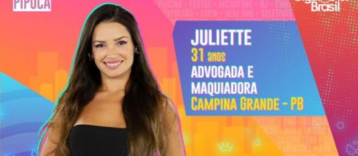 Juliette &eacute; participante do 'BBB21'. (Reprodu&ccedil;&atilde;o/TV Globo)
