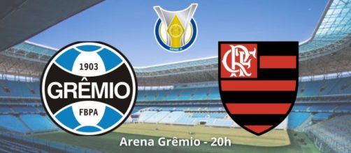Gr&ecirc;mio x Flamengo: como assistir ao vivo. (Fotomontagem)