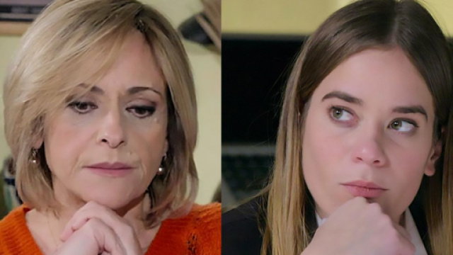 Un posto al sole Silvia (Luisa Amatucci) e Chiara (Alessandra Masi).