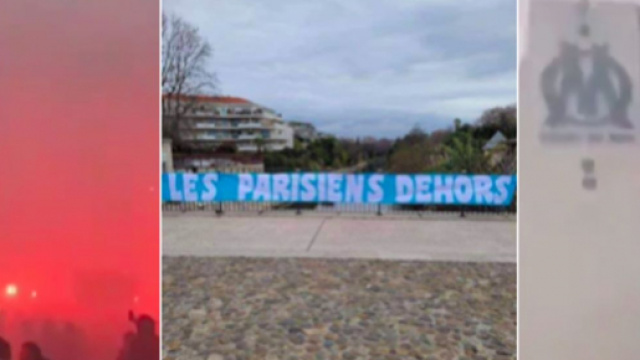 Les supporters de l'OM tr&egrave;s en col&egrave;re aujourd'hui aux abords de la commanderie - Photo captures d'&eacute;cran Vid&eacute;o et photos Twitter