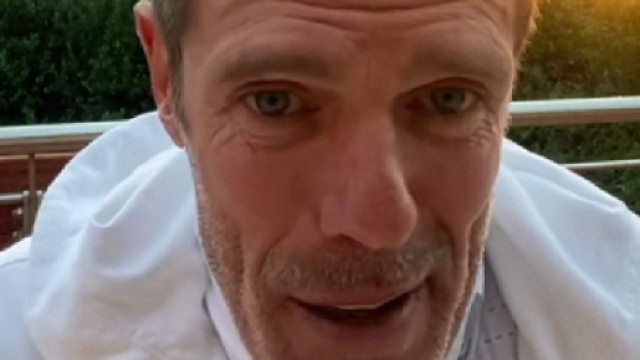Mario Cipollini tifa per Silvio Martinello.