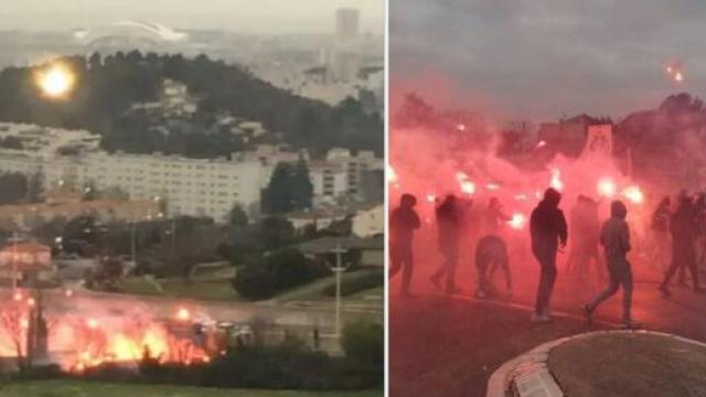 OM: Joueurs effray&eacute;s et supporters cagoul&eacute;s, les d&eacute;tails du coup de force &agrave; la commanderie. Montage photo