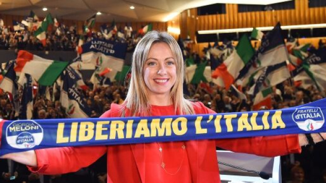 Giorgia Meloni, leader di Fratelli d'Italia.