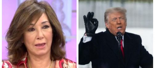 Ana Rosa Quintana y Donald Trump en imagen