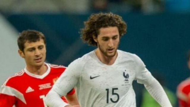 Adrien Rabiot, centrocampista della Juventus.