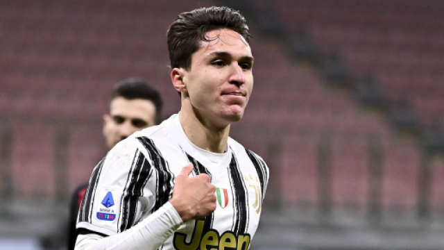 Juventus, Federico Chiesa devastante contro il Milan