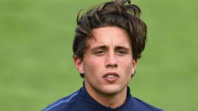 Luca Pellegrini, terzino sinistro della Juventus in prestito al Genoa.