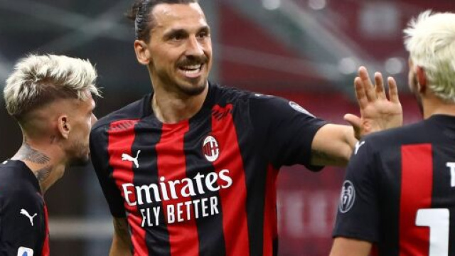 Zlatan Ibrahimovic, attaccante del Milan.