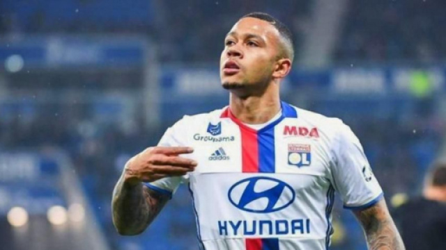 Memphis Depay, attaccante del Lione.