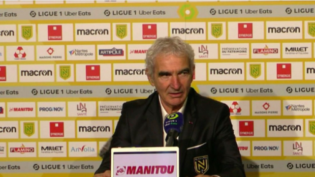 Raymond Domenech compare Jean Lucas &agrave; Maradona et se fait critiquer - &copy; capture d'&eacute;cran conf&eacute;rence de presse Domenech Twitch FC Nantes