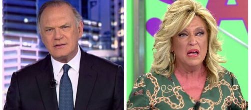 Pedro Piqueras y Lydia Lozano, en imagen