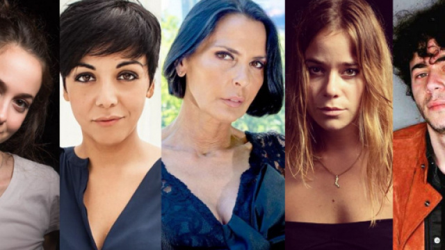 Alex (Maria Maurigi), Mariella (Antonella Prisco), Marina (Nina Soldano), Chiara (Alessandra Masi) e Nunzio (Vincenzo Messina).