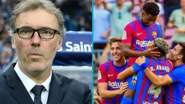 Laurent Blanc proche du Bar&ccedil;a, il balance tout (capture YouTube et montage photo)