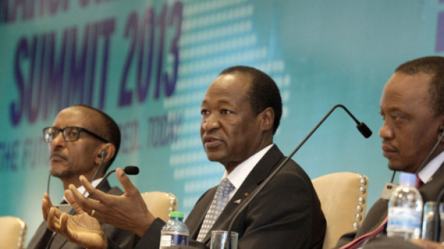 President Blaise Compaor&eacute; of Burkina Faso addresses participants at the Transform Africa Summit 2013 - Kigali, 29 October 2013 &copy;Flickr