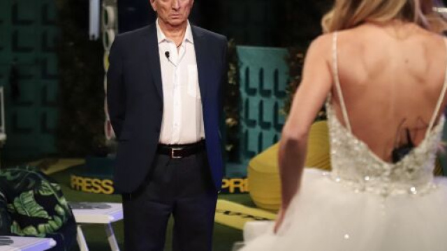 Amedeo Goria e Vera Miales nella casa del GFV.