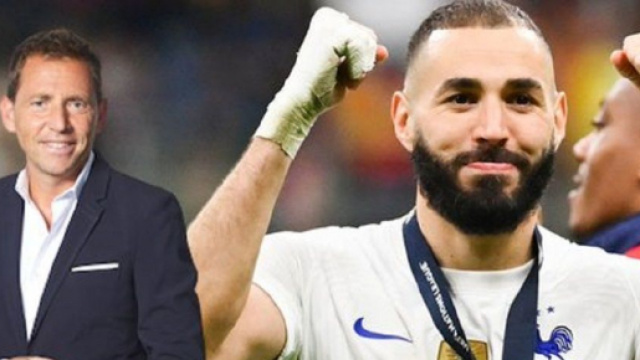 Daniel Riolo trouverait 'absurde' que Benzema soit Ballon d'Or (capture YouTube et images RMC)