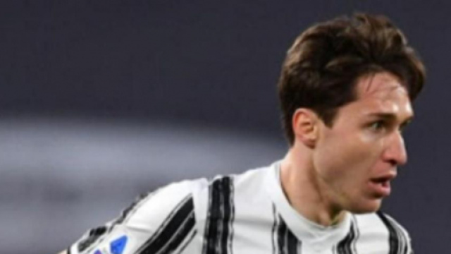 Federico Chiesa, centrocampista della Juventus.