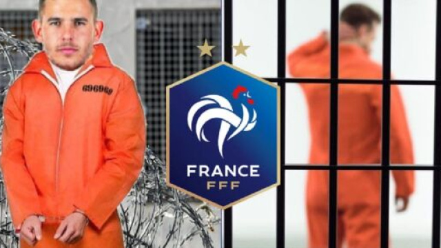Lucas Hernandez a re&ccedil;u l'ordre d'arriver en Espagne d'urgence pour entrer en prison (capture YouTube et montage photo)