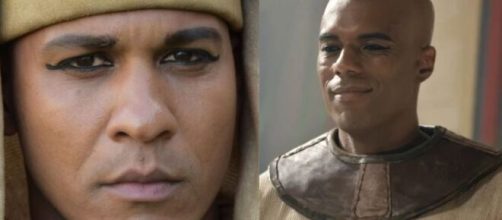 Teruel e Abumani em 'G&ecirc;nesis' (Fotomontagem/Reprodu&ccedil;&atilde;o/Record TV)