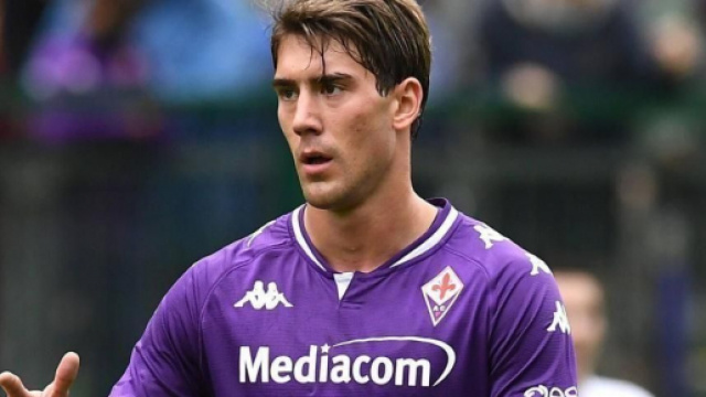 Dusan Vlahovic, giocatore della Fiorentina.