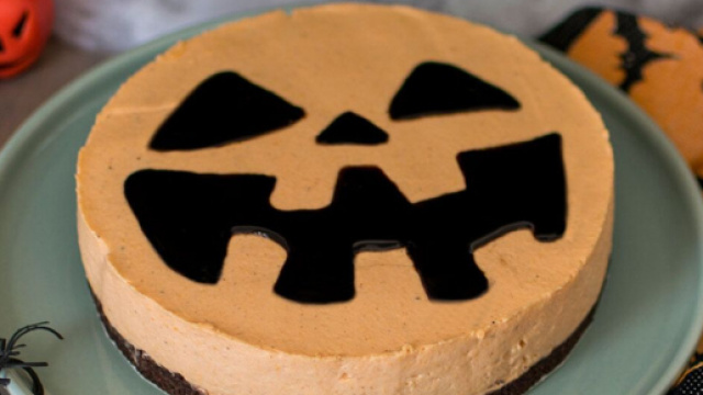 5 ricette di Halloween: cheescake alla zucca.