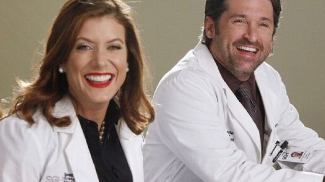 Foto Grey's Anatomy - Kate Walsh e Patrick Dempsey