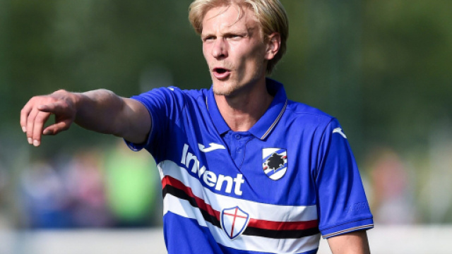 Il centrocampista Thorsby della Sampdoria.