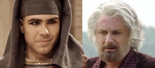 Jos&eacute; e Jac&oacute; em 'G&ecirc;nesis' (Fotomontagem/Reprodu&ccedil;&atilde;o/Record TV)