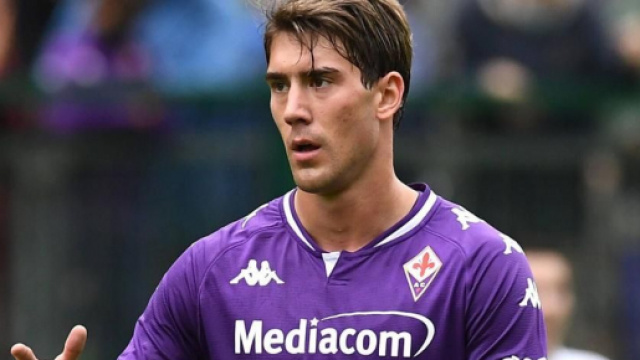 Dusan Vlahovic, giocatore della Fiorentina.