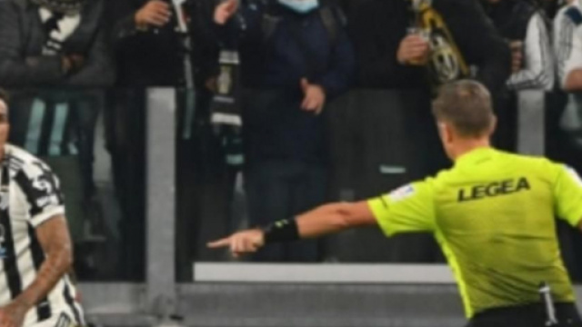 L'arbitro Orsato in Juventus-Roma.
