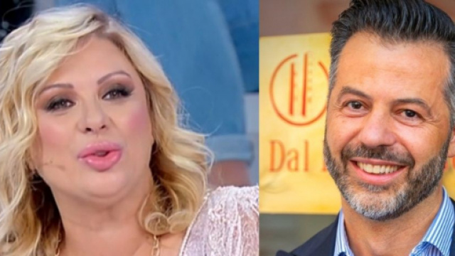 Uomini e Donne, Tina Cipollari e Claudio Antonelli paparazzati insieme a Roma.